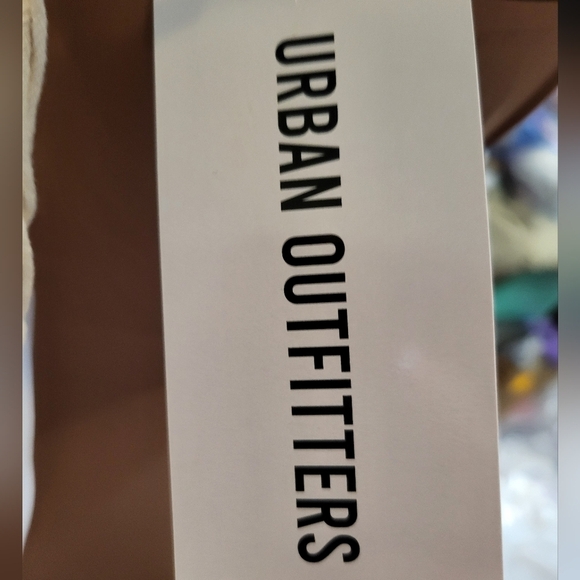 NWT Lumiere by Urban Outfitters L Cocoa knit mini Dress ruching spaghetti strap - Picture 2 of 10